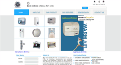 Desktop Screenshot of bluecircleindia.com